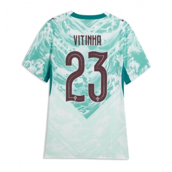 Billige Fotballdrakt Portugal Vitinha #23 Replika Bortedrakt Dame VM 2026 Kortermet